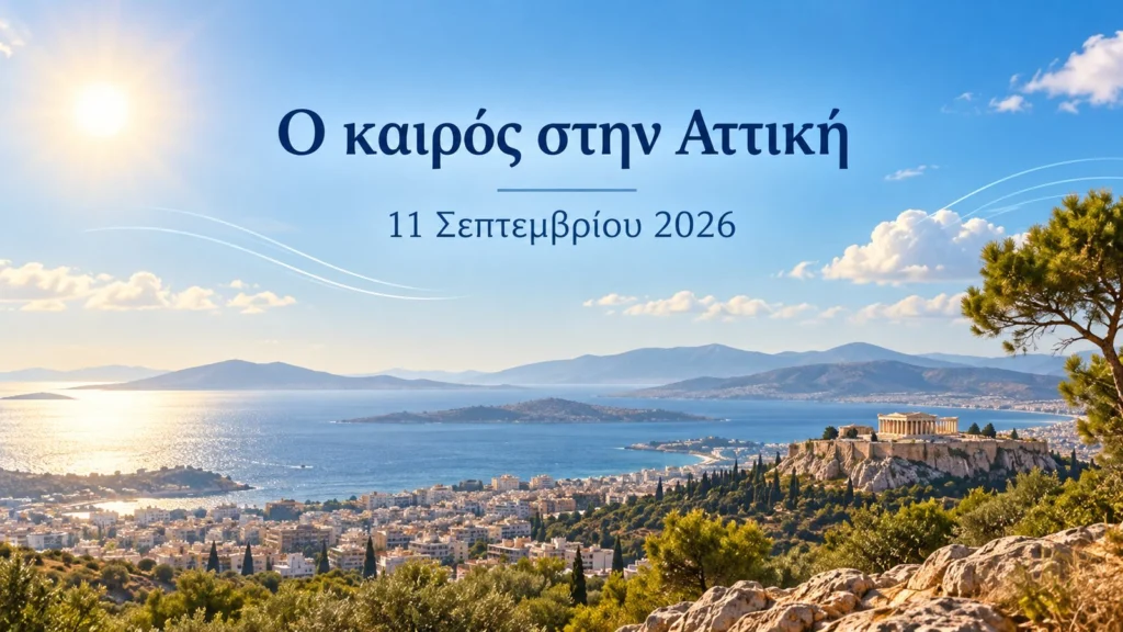 symvoliki apeikonisi attikis me ilio liga synnefa kai titlo kairou