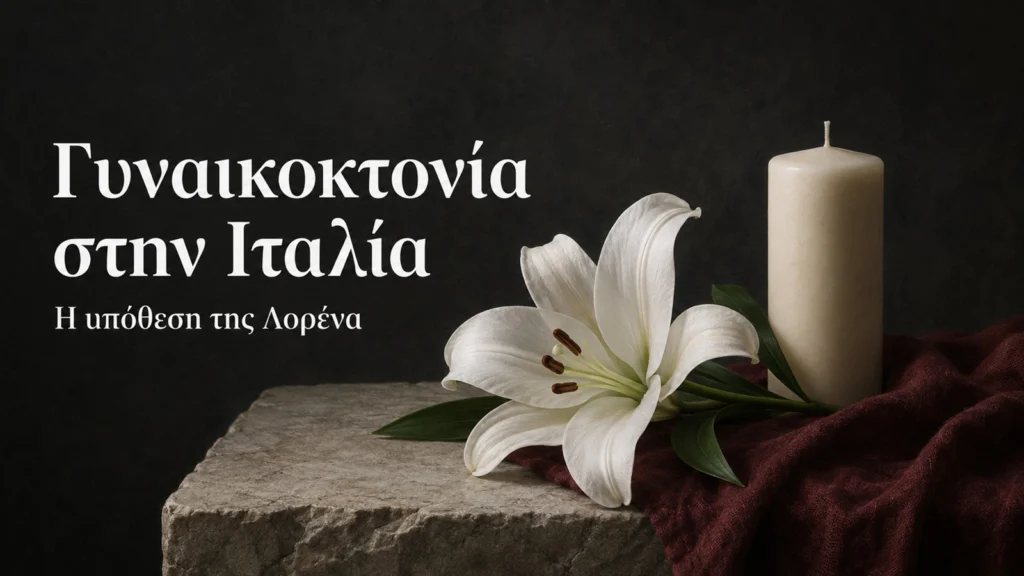 lefko krino kai keri se skoteino fonto me elliniko titlo gia tin ypothesi tis lorena