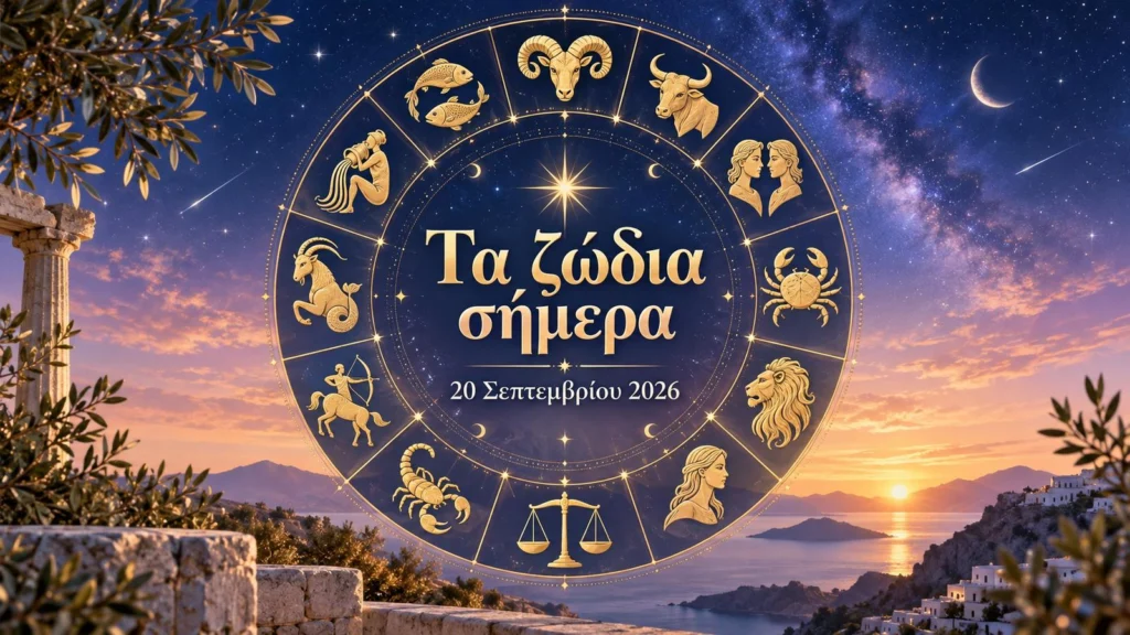 symvolikos zodiakos kyklos me chrysa zodia kai asteria