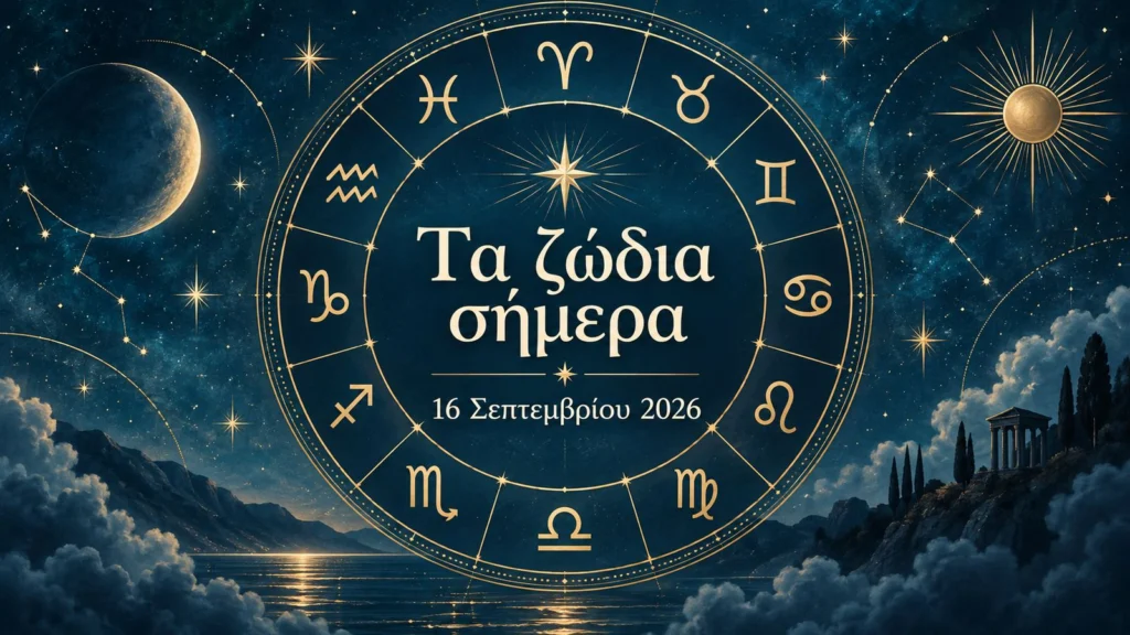 symvolikos chrysos zodiakos kyklos se mple ourano me titlo ta zodia simera